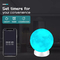 Magnético flotante inteligente WiFi LED luz 3D impresión luz de la luna decoración de la sala de estar